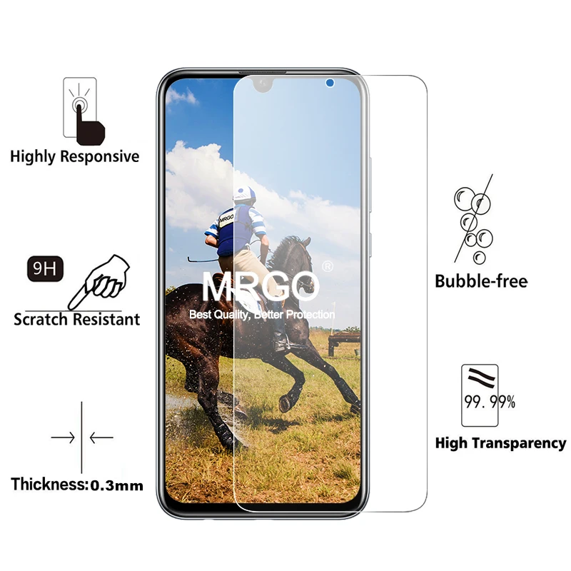 2 шт стекло для huawei P Smart 2019 протектор экрана 2.5D на телефон защитное закаленное |