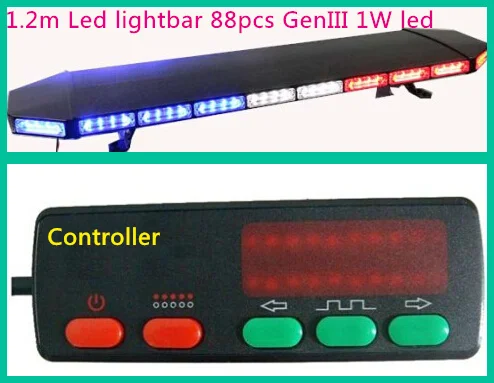 120 см 88 Вт Светодиодная Автомобильная сигнальная балка аварийные огни фара для