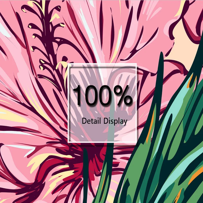 Фото обои 3D акварельные растения современная простая настенная ткань гостиная