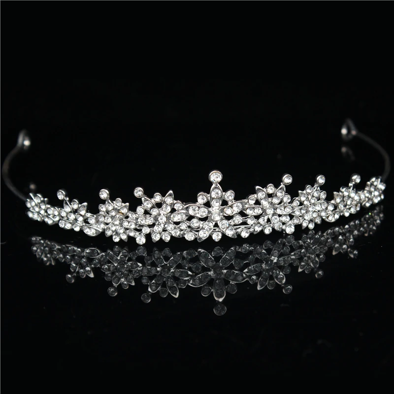 19 Designs Crystal Wedding Bridal Tiara Crowns for Women Princess Hair Ornament Fashion Bride Headpiece Hair Jewelry Accessories