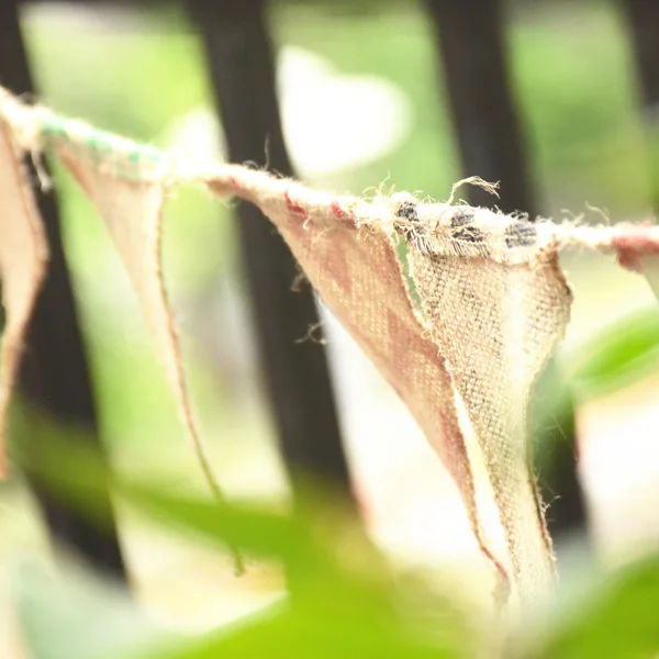 

200 Sets Mini Wavy Bunting Banners Burlap Jute Flags Christmas X-mas Wedding Holiday Party Hanging Decoration