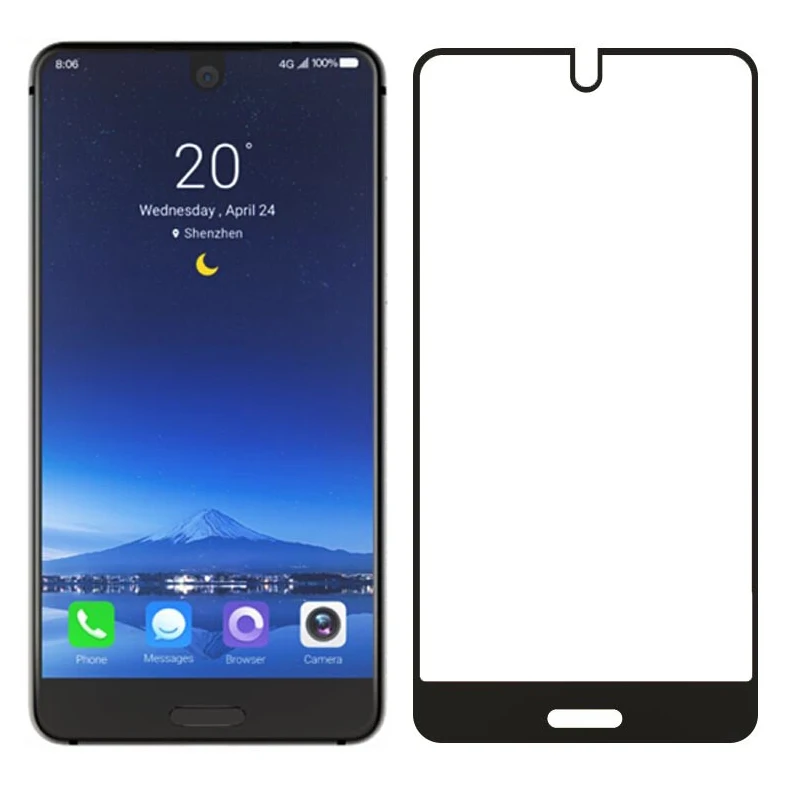 1 шт. для Sharp Aquos S2 чехол-накладка мягкий чехол для телефона+ 1 шт. полноэкранное защитное закаленное стекло для Sharp Aquos S2 S 2