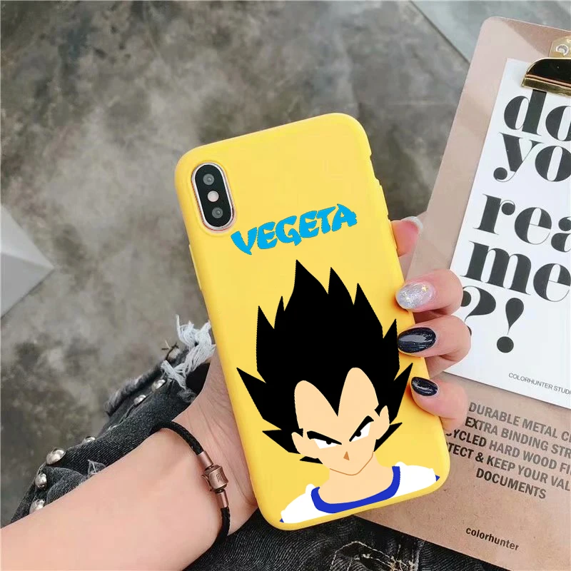 Y-5680 Dbz Dragon Ball Z Супер Гоку мягкий силиконовый карамельный цвет чехол для телефона для iPhone 11 pro X XR XS MAX 6 7 8 plus 6s TPU - Цвет: Y-5680