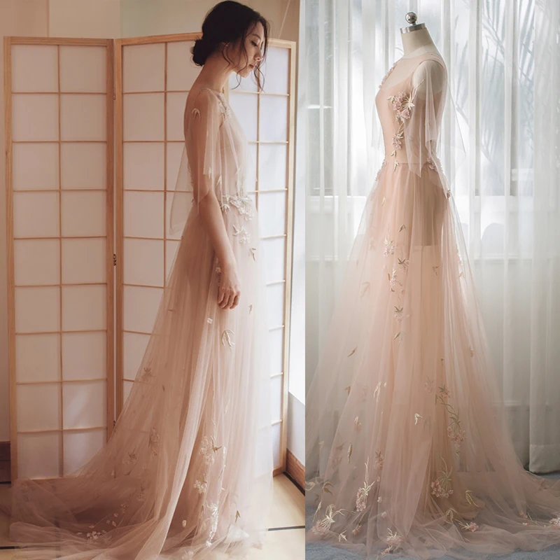 Кружевное платье Boho кружевное недорогое летнее Пляжное свадебное свадебные