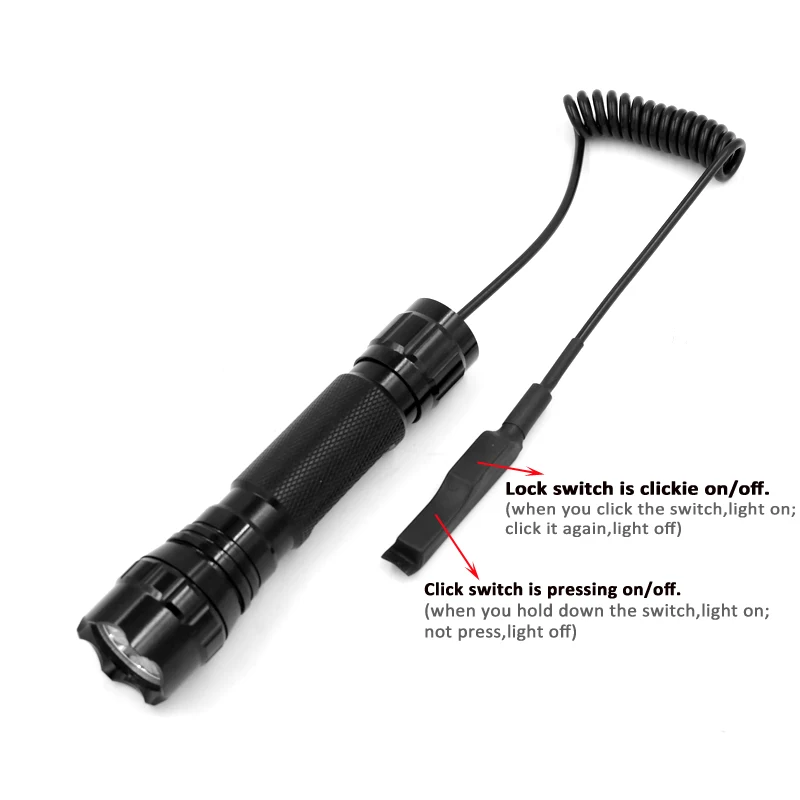 Фонарь светодиодный портативный 800 лм XM L T6 с креплением на ружье|tactical flashlight|portable