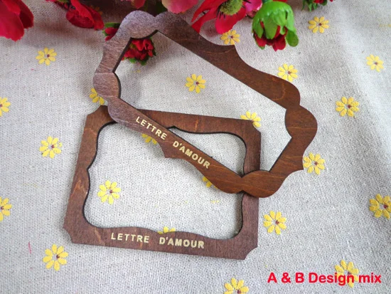 20 шт. карты дерева Трафаретный вырубной штамп именная карточка шаблон на день