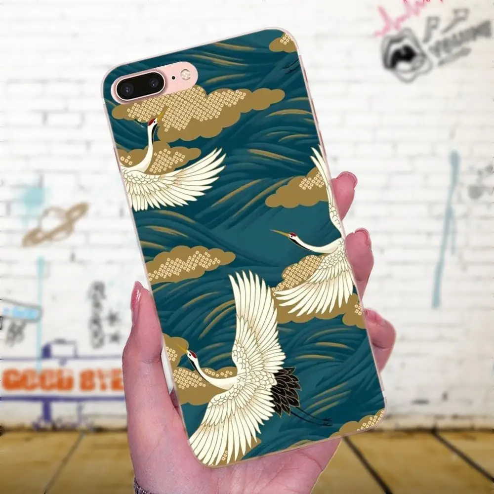 Японский кран Новинка Fundas Мягкий ТПУ сотовый телефон для Galaxy J1 J2 J3 J330 J4 J5 J6 J7 J730 J8