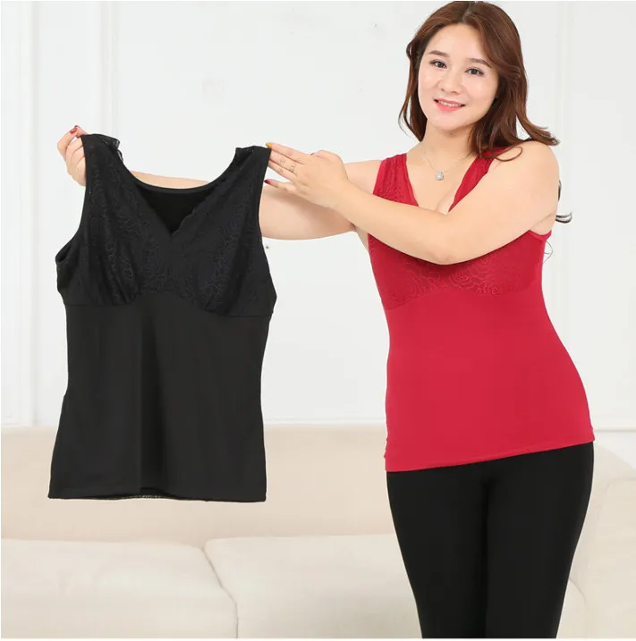 Женские топы блузки нижнее белье размера плюс 5XL 6XL утепленный кружевной топ