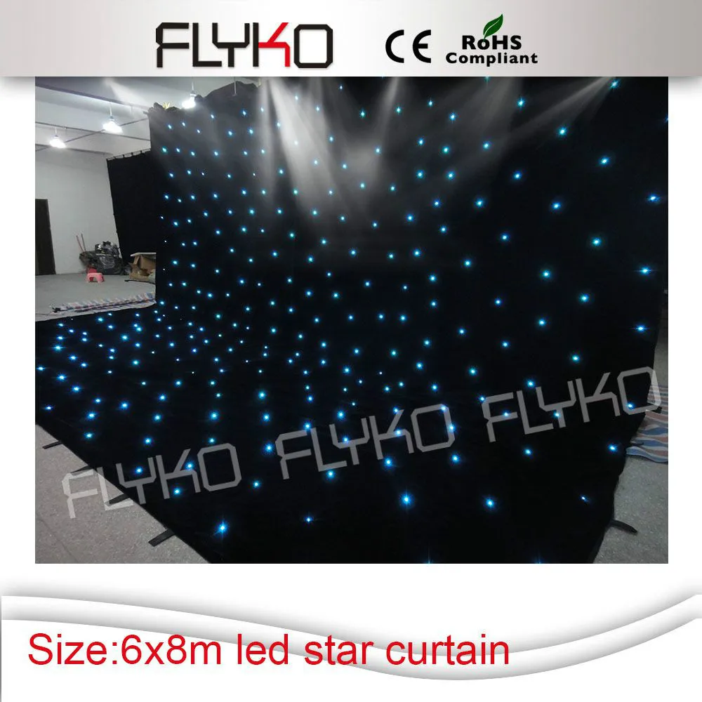 Led star cloth led curtain wedding backdrop stage background | Stage Lighting Effect