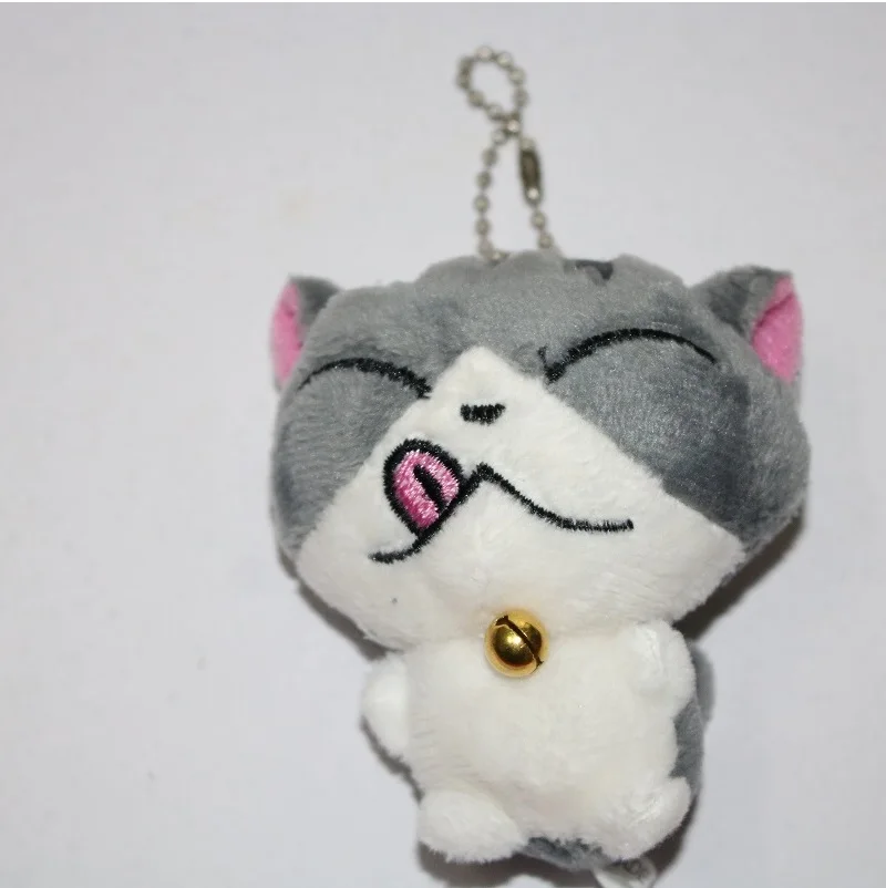 G 5cm Kawaii серый сидя 9 см кошка плюшевые мягкие игрушки, букет подарок мягкая плюшевая кошка кукла, брелок с котом плюшевая игрушка цветок кошка кукла подарок - Цвет: G 5cm