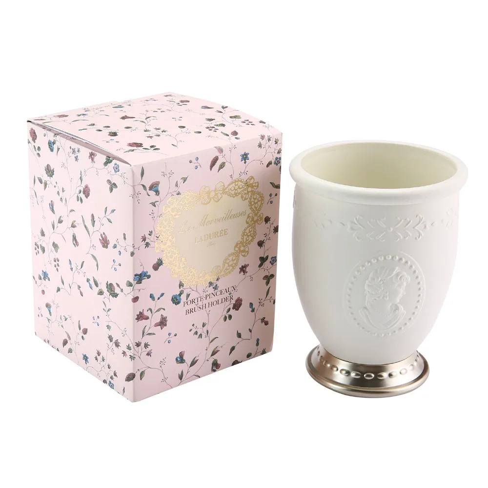 Высококачественный величественный рельеф бочонок для макияжных