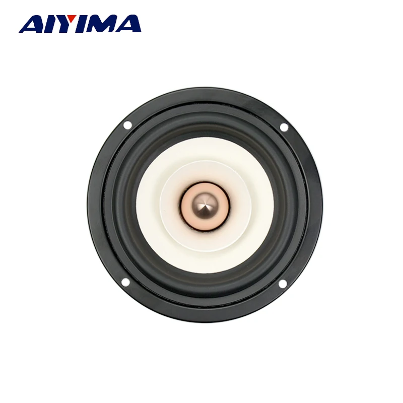 AIYIMA 4 дюйма полный диапазон динамик Fever Hifi аудио портативный s Ом 15 Вт пуля музыка