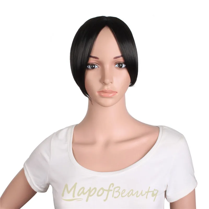 Накладные волосы MapofBeauty естественная челка спереди черные коричневые