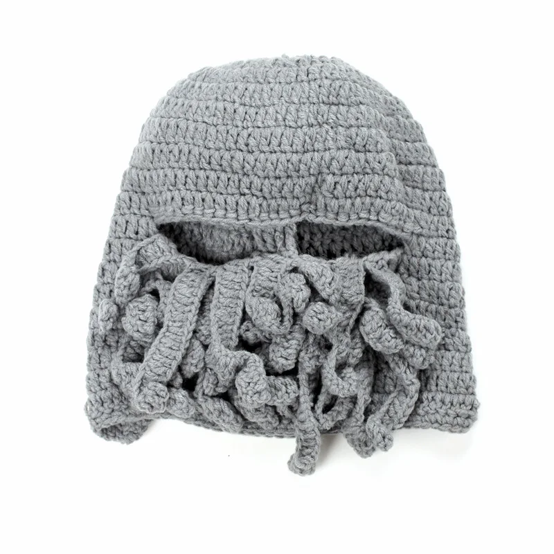 Шапка с осьминогом для младенцев Рождественский подарок вязаная крючком шапка