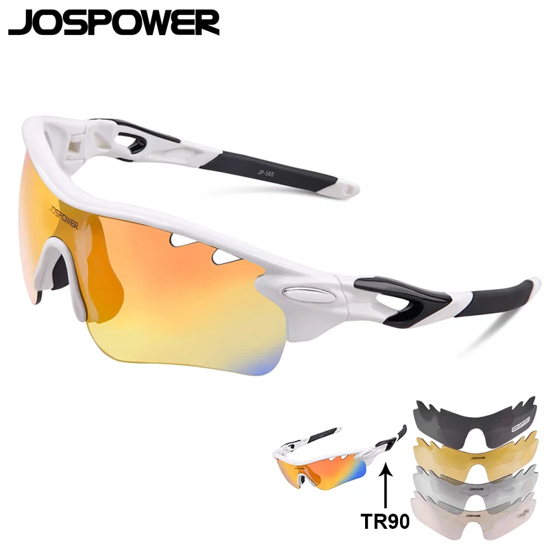 JOSPOWER велосипедные очки для вождения TR90 ультралегкие анти УФ поляризационные
