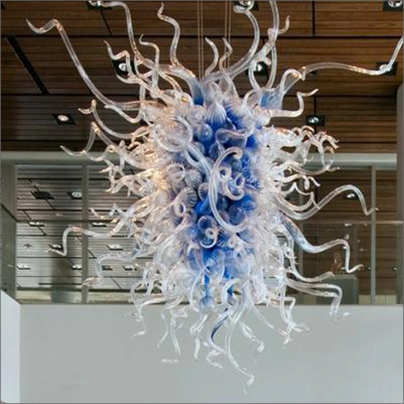 

Beautiful Amber Glass Pendant Light Blown Glass With 110v-240v LED Bulbs Hand Blown Glass Chandelier for New House Decoration