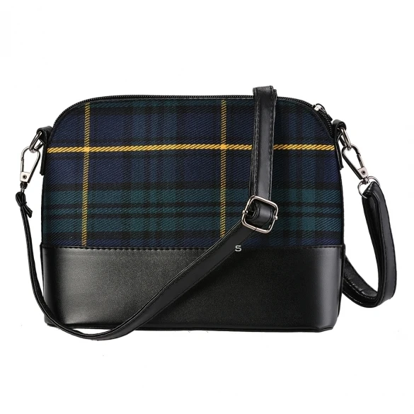 2015 Новые Моды для Женщин Дамы Искусственная Кожа Плед Щитка Сумка Креста Тела |