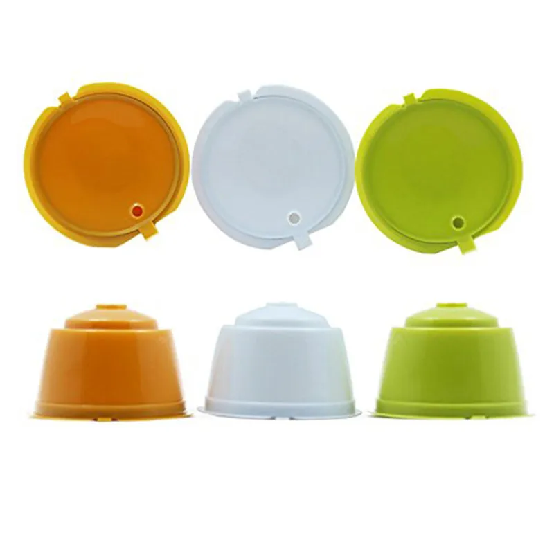 8 Colors Refillable Dolce Gusto Reusable Capsules Coffee Refill Fliter Compatible Nescafe | Дом и сад