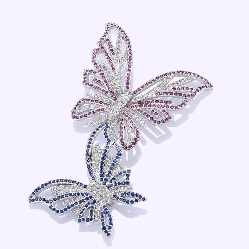 Ювелирные аксессуары металлические микро закрепки красочные циркониевые