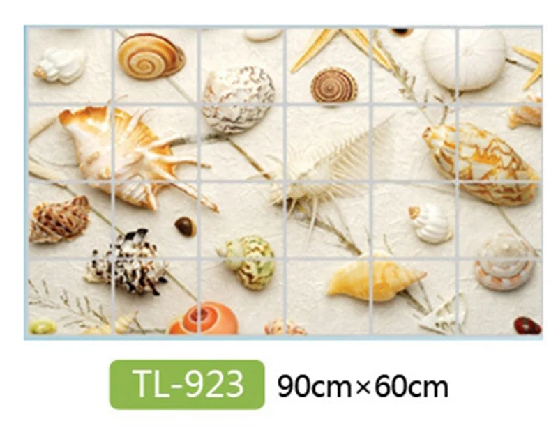 Водостойкая настенная наклейка из алюминиевой фольги для ванной комнаты