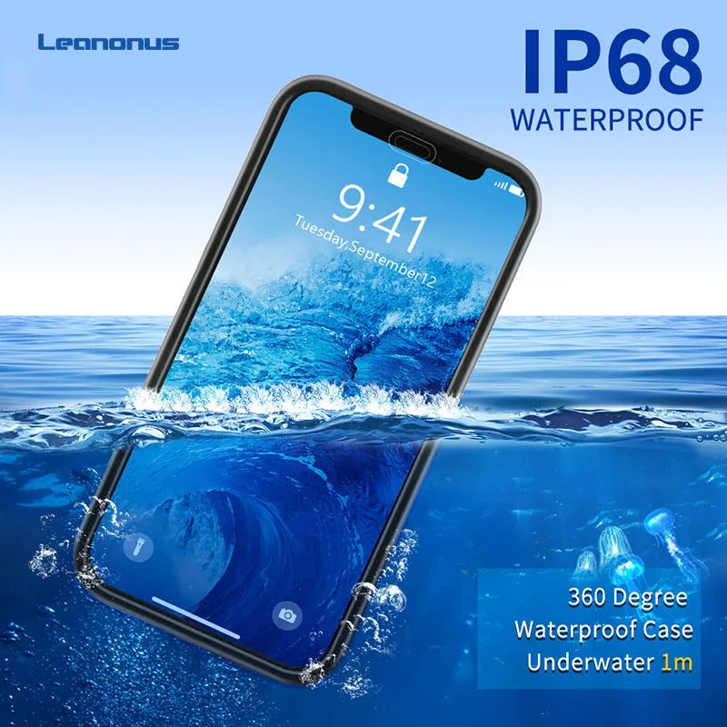 IP68 Водонепроницаемый чехол для iPhone X XR XS MAX 8 7 6 6S Plus противоударный чехол для подводного плавания чехол для iPhone 5 5S SE XS Max