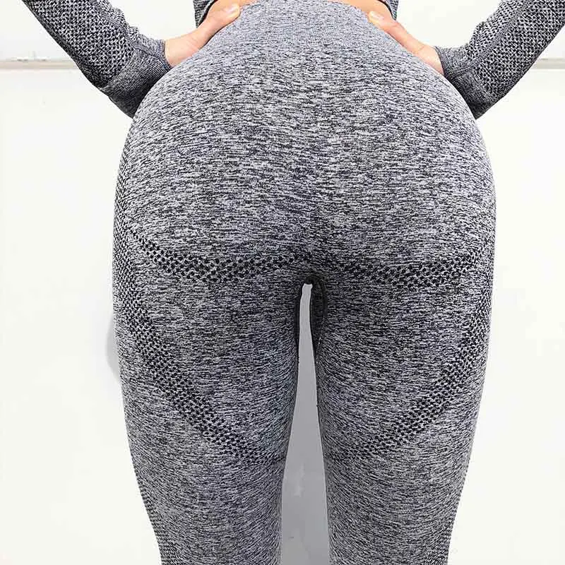 ZCK024 Pants Gray Rooftrellen Новая летняя одежда для Для женщин комплект из двух предметов спортивные одежда бесшовные Фитнес, Цвет тренировки Повседневное спортивный костюм - Цвет: ZCK024 Pants Gray