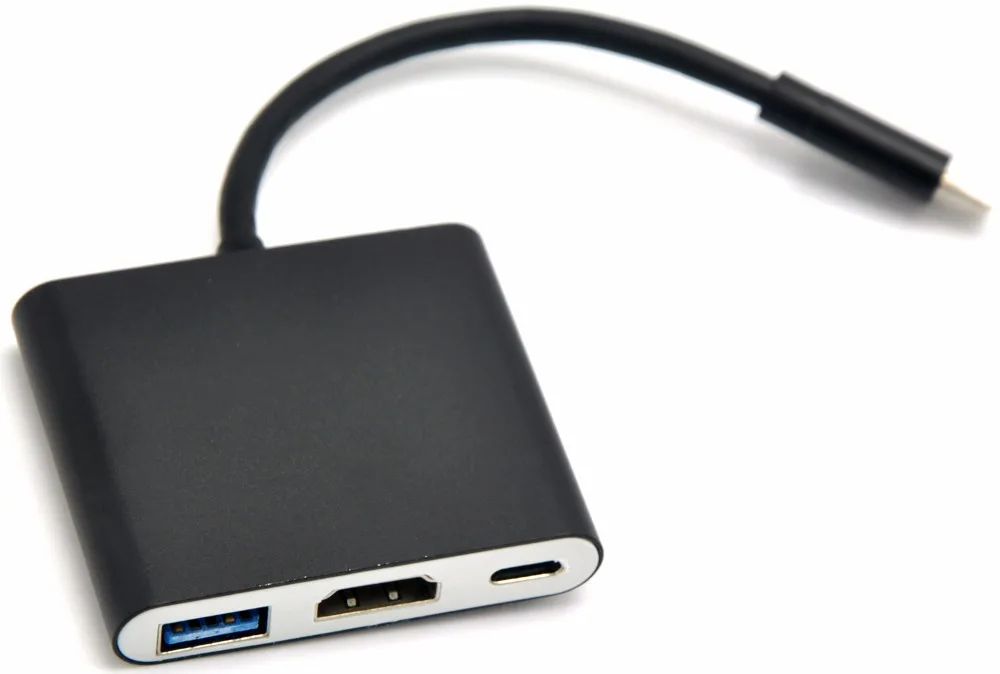 Для coov SH350 Портативный док Тип-C к HDMI адаптер HUB USB-C конвертер 4 К HD передачи кабель