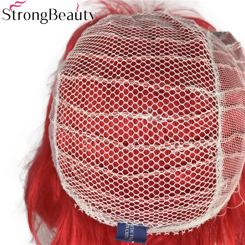 StrongBeauty Хэллоуин вечерние красные/светловолосый парик костюм блонд парик с рогами парик синтетические волосы