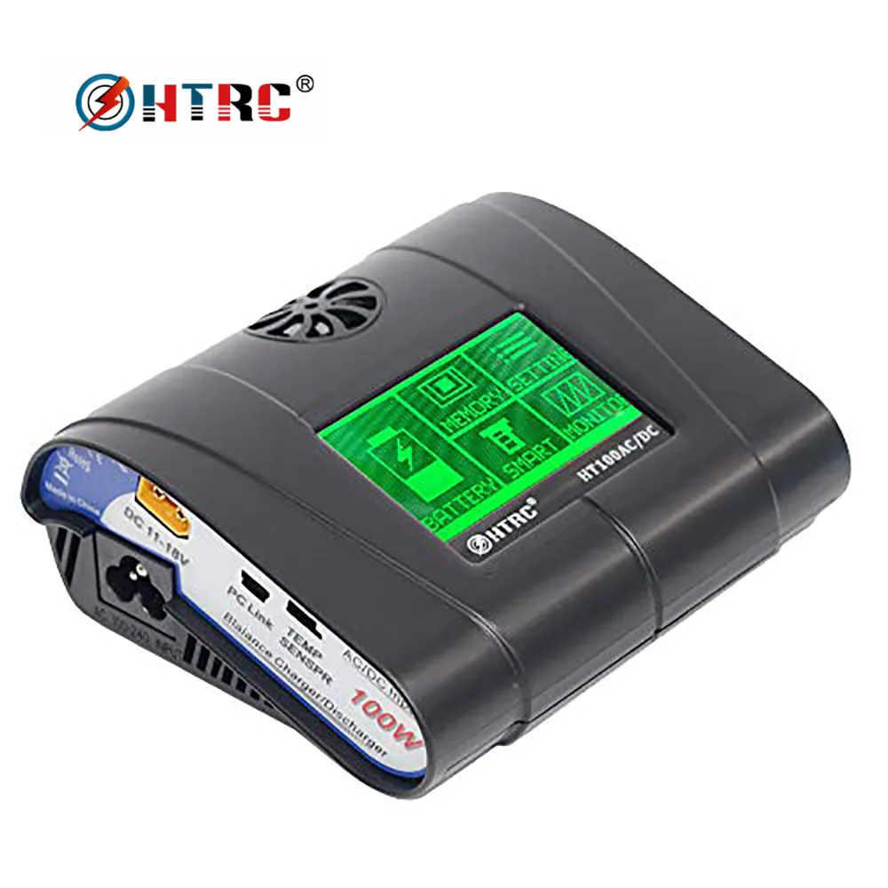 Зарядное устройство HTRC HT106 AC/DC 100 Вт 10A зарядное Lilon/LiPo/LiFe/LiHV RC балансирующее