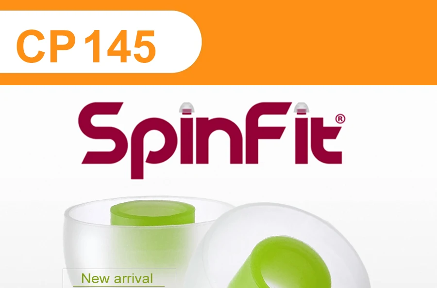 DUNU SpinFit CP145 CP 145 патентованный силиконовый наушник для замены 4,5 мм диаметр сопла