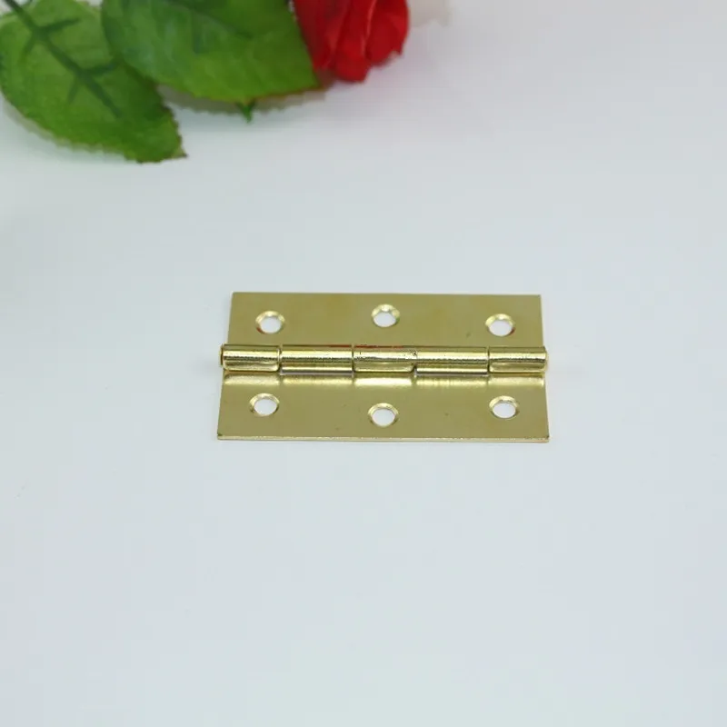 Желтая дверная петля для чемодана 6 отверстий декоративные петли украшение