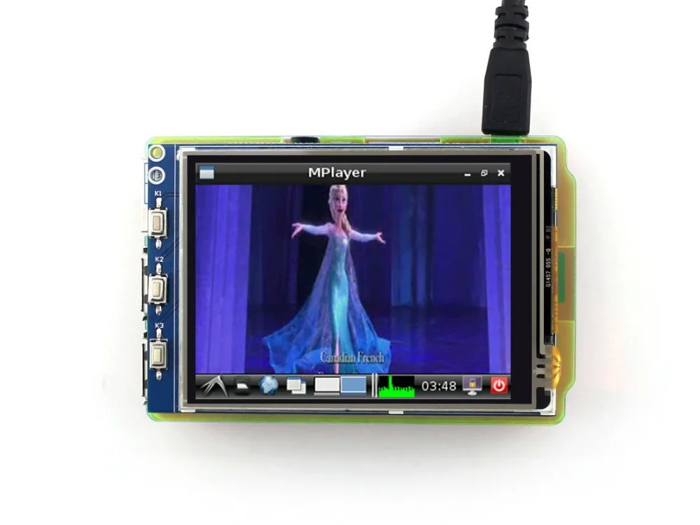 3 2-дюймовый резистивный сенсорный экран разрешение 320x240 TFT ЖК RPi LCD (B) предназначен