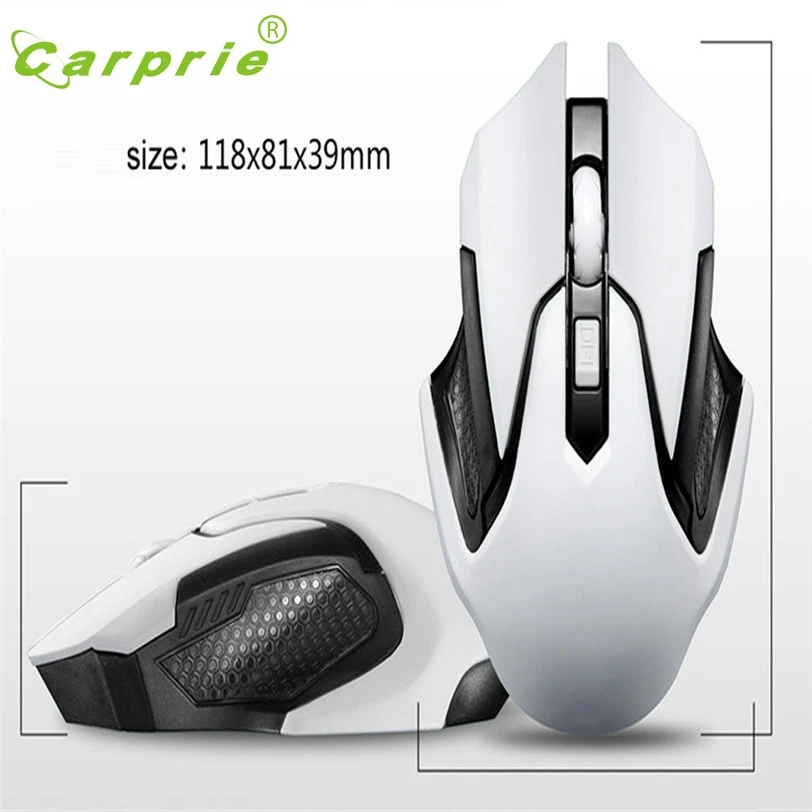 Беспроводная оптическая игровая мышь CARPRIE 3200 High DPI 2 4 ГГц USB приемник