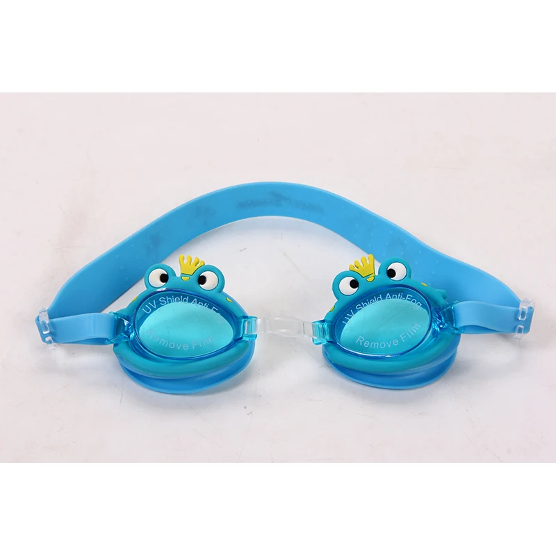 Милые розовые летние очки для плавания противотуманные регулируемые детские