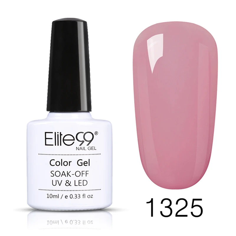 

Elite99 Pure Colors 10ML Gel Polish Soak Off UV Gel LED Varnish Primer Manicure Vernis Semi Permanent 58 Colors Top Base Coat
