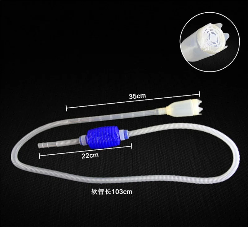 Вакуумный насос сифон очиститель гравия промывка песка Ловушка фильтр