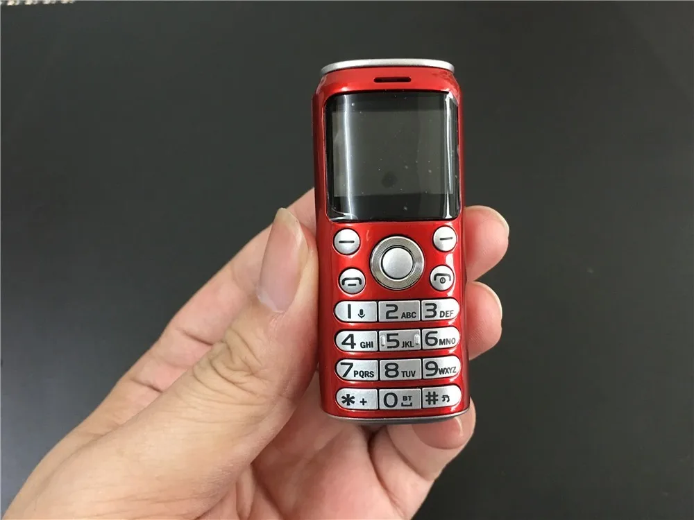 Разблокированный супер мини K8 маленький мобильный телефон с двумя sim-картами, Bluetooth, дозвон 1,0 дюймов, с ручками, мини телефон, MP3, маленький мобильный телефон