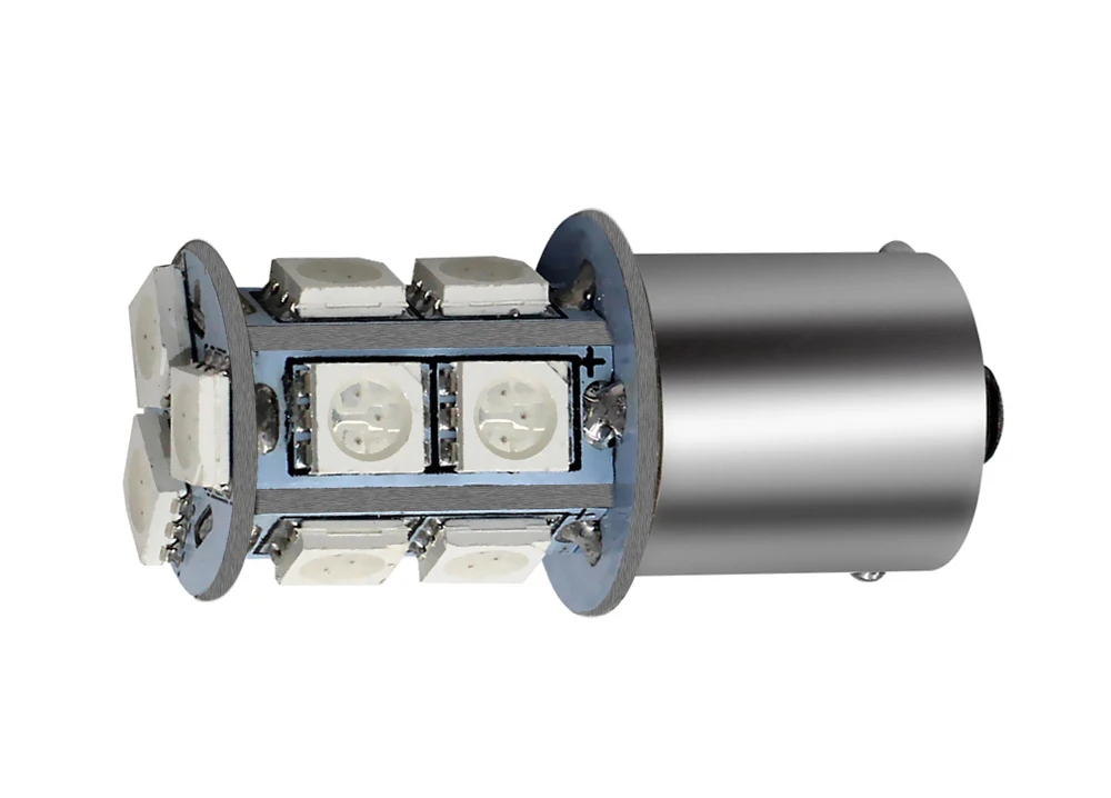 1156 BA15S 13 SMD белый светодиодный лампа p21w R5W R10W 1157 светодиодный автомобильные лампы сигнала поворота Фары заднего хода автомобиля светильник Хвост Парковка 12V