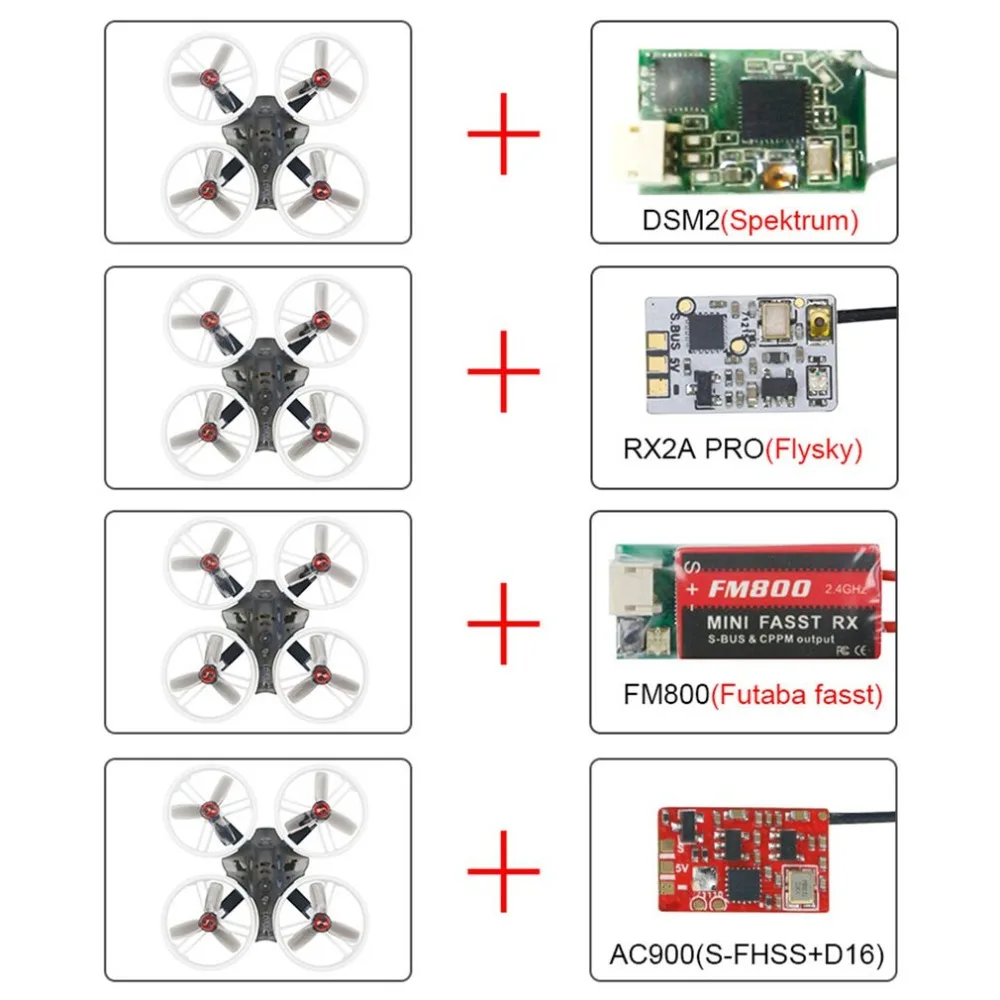KINGKONG/LDARC ET 5 8 серии G ET100 ET115 ET125 3 S V2 микро FPV Racing Drone 800TVL Камера 16CH 25 mW 100 VTX БНФ|Детали и