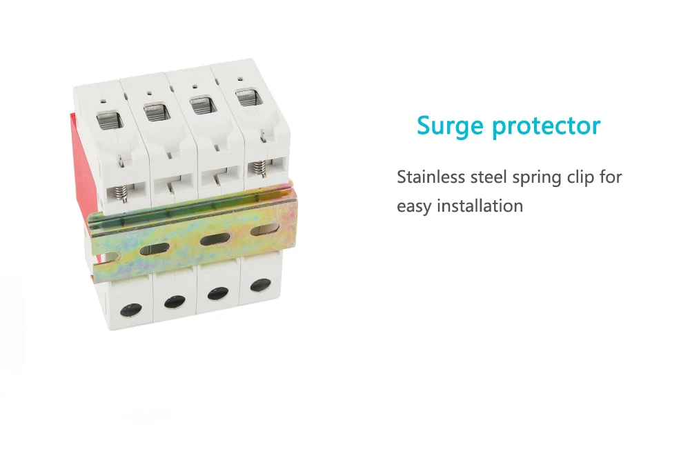 Защита от перенапряжения B60-4P 30KA~ 60KA 275 V 385 V 420 V AC Spd House защитное Низковольтное предохранительное устройство 3 P+ N защита от молнии