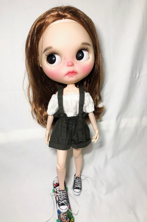 T02-X601 Blyth Кукла Одежда 1/6 куклы аксессуары azone ручной работы Одежда Белый без бретелек брюки костюм