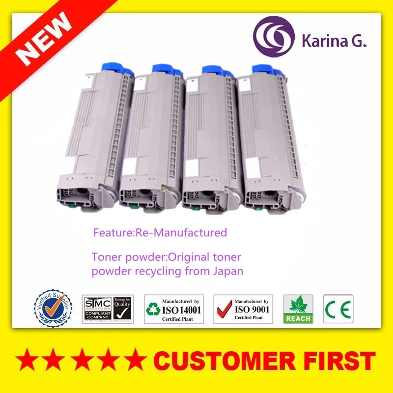 Новый тонер картридж для OKI C801 C821 Okidata и т. Д.|Картриджи с тонером| |