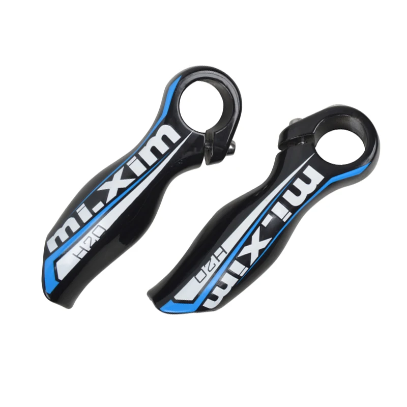 Mi. XIM MTB горный велосипед бар концы высокого качества алюминиевый сплав 1 пара удобные дорожные велосипеды вспомогательный Руль Твердые бар концы - Цвет: Black and blue