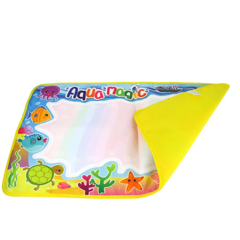 23.2*14.2in Rainbow Magic Water Drawing Mat & 2 Pens Doodle Coloring Painting Board Educational Toys for Kids Birthday Gift | Игрушки и