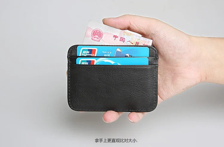 SIKU кожаный мужской держатель для карт брендовый Кошелек оптовая продажа ручной