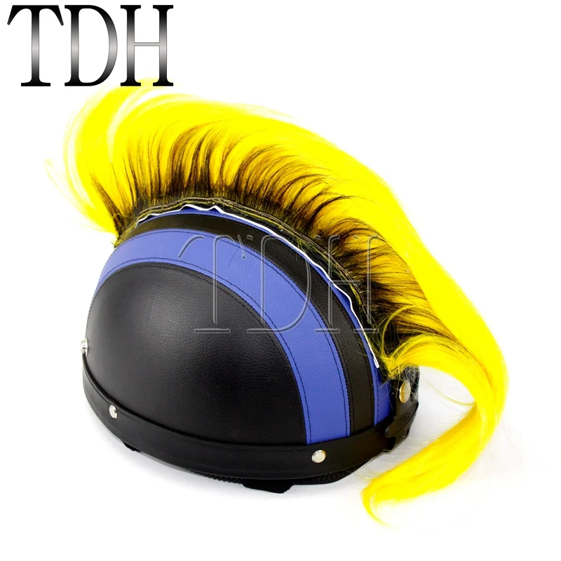 1x желтый черный мотоциклетный шлем Mohawk стикер для снегохода квадроцикла BMX