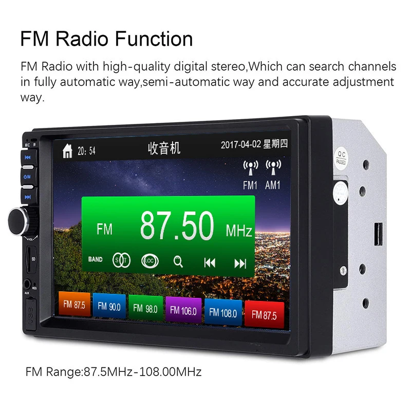 Общие 2 Din Авторадио Bluetooth автомобильное радио стерео MP5 плеер Авто Multimidia gps навигация USB SD AUX плеер камера заднего вида