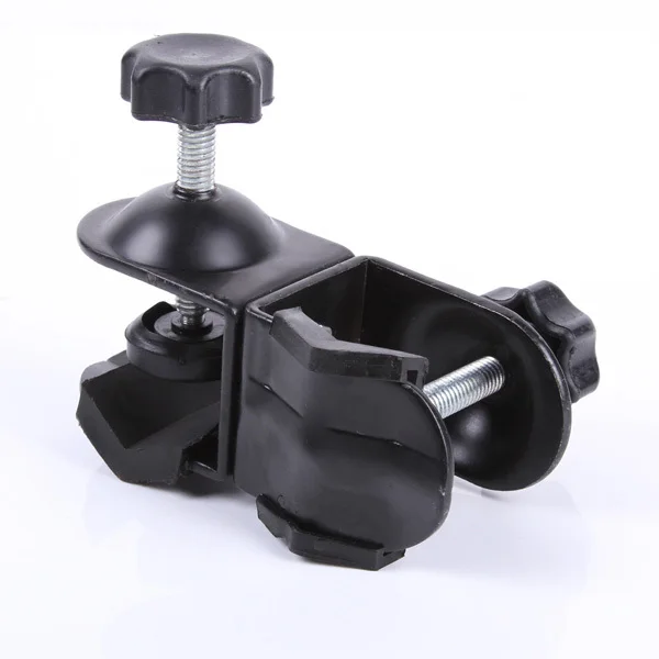 Двойной зажим с U образным зажимом для студийсветильник камеры|light stand|clamp for cameradual