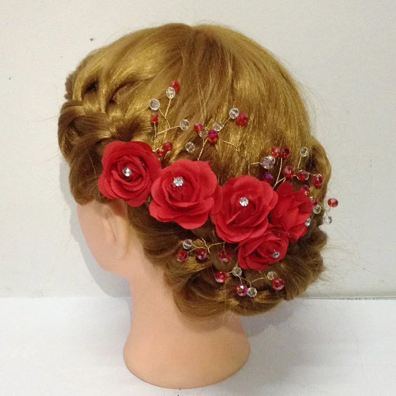 Аксессуары для волос на свадьбу заколки с жемчугом женские Украшения аксессуар