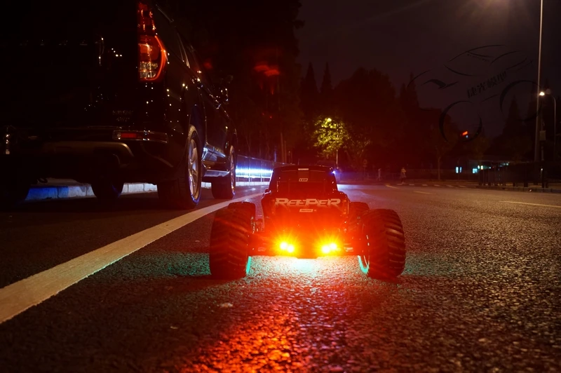 Светодиодная передняя фара + задсветильник РА с кронштейном для